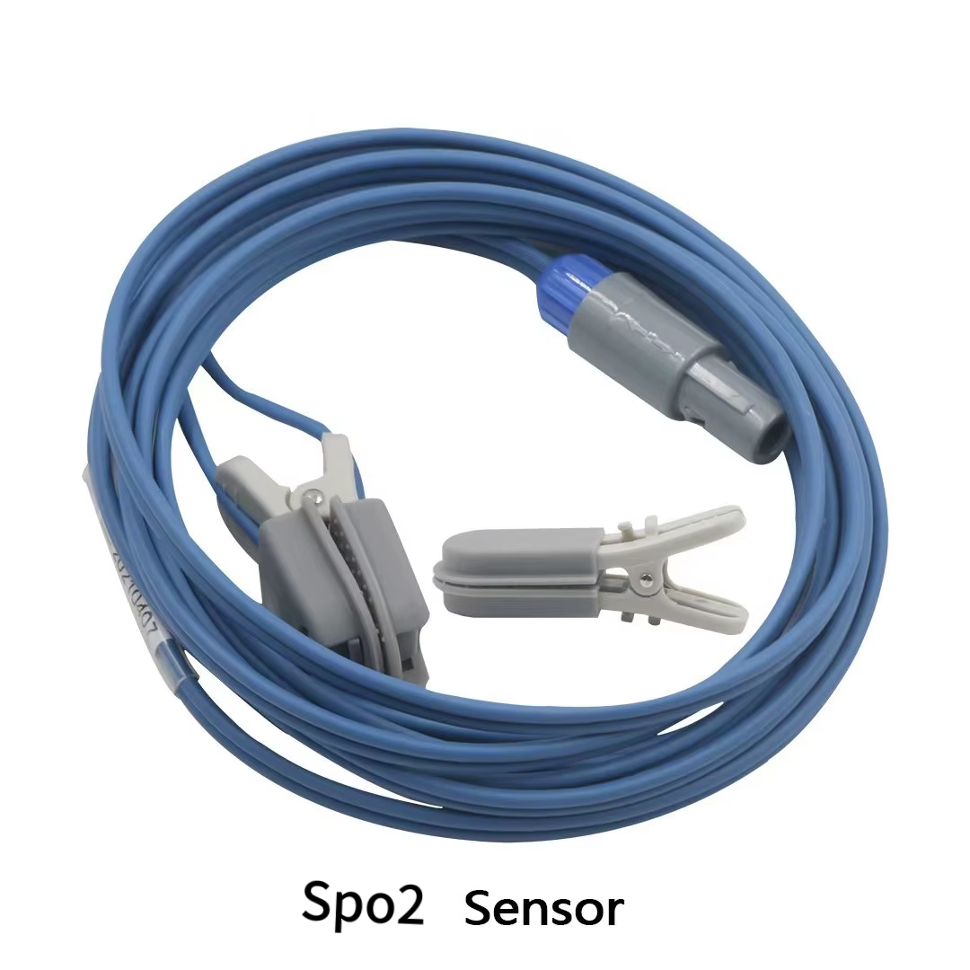 Les accessoires pour moniteurs vétérinaires Am6100 peuvent manipuler les signes vitaux des animaux : PR, HR, NIBP (pression artérielle) Spo2、 Respiration TEM, ECG