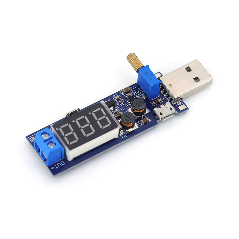 Convertisseur Boost Buck USB, Module d'alimentation élévateur/bas DC-DC 5V à 3.3V / 12V, sortie réglable DC 1.2V-24V