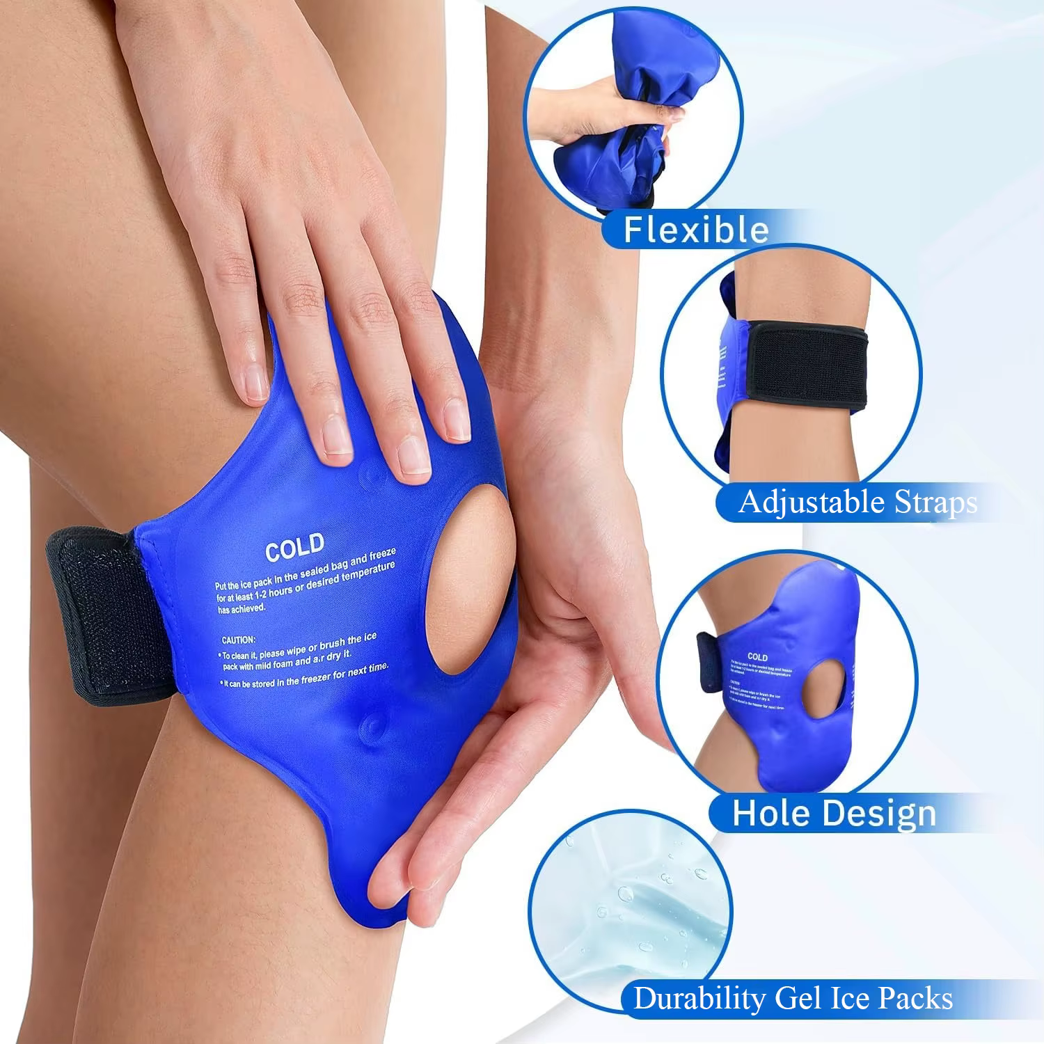 Sac de glace pour genou XL