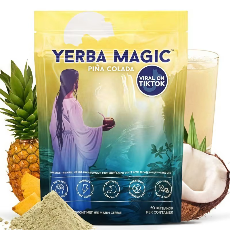 Poudre diététique à base de Yerba Mate