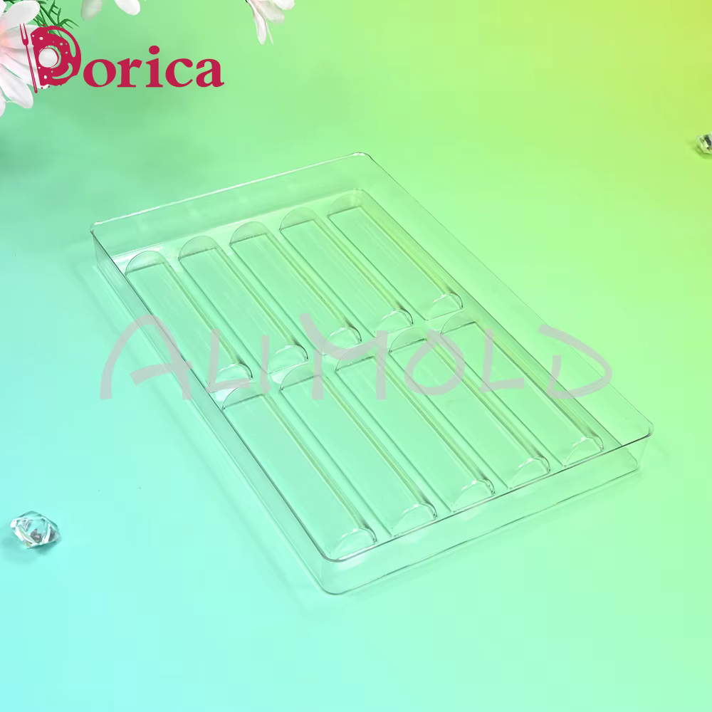 Moule de barre de chocolat professionnel en plastique, crème au beurre, confiserie, bonbons, outil de décoration de gâteaux, pâtisserie, Dessert, ustensile de cuisson