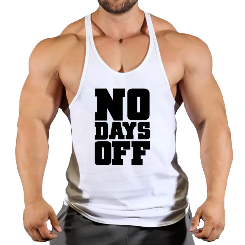 Été Y dos Gym Stringer débardeur hommes coton vêtements musculation sans manches chemise Fitness gilet musculaire Singlets entraînement réservoir