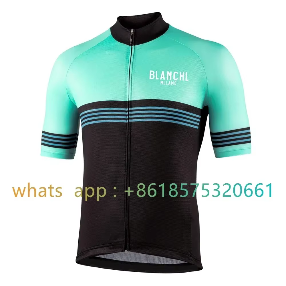 Blanchl – maillot de cyclisme à manches courtes