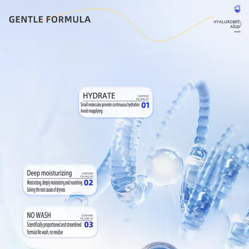 Lubrifiant DUAI HA 200 ml – Lubrifiant personnel hydrosoluble, gel intime longue durée à l'acide hyaluronique, soulage la sécheresse, sans parabène