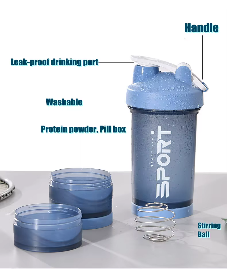 Bouteille d'eau de sport à 3 couches de 500ML