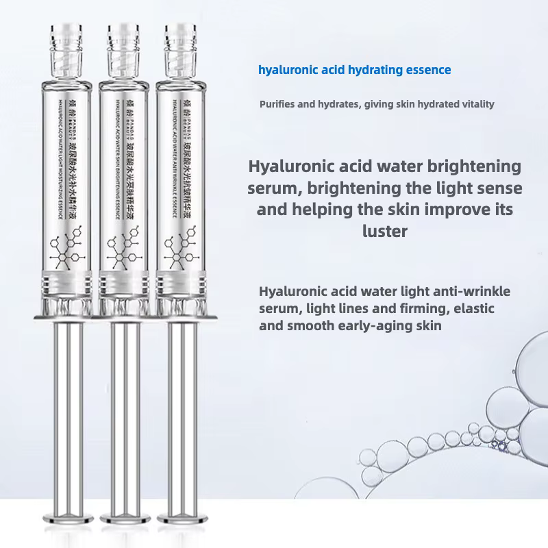 Acide hyaluronique Essence hydratante estompe les ridules visage hydratant éclaircissant Anti-âge raffermissant soins de la peau