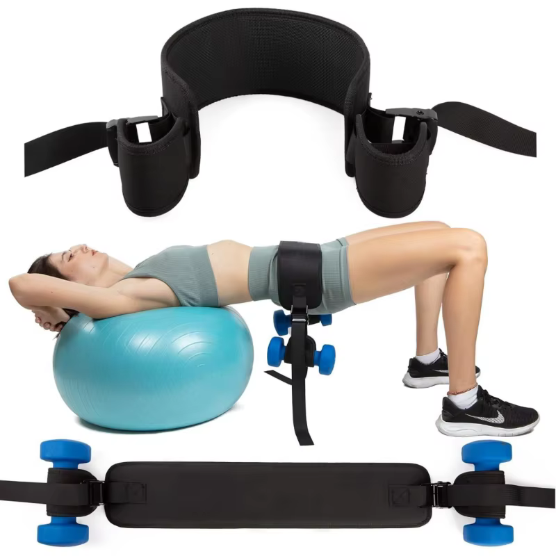 Ceinture d'exercice pour haltères, pour Hip Thrust et entraînement efficace des fessiers avec barre, pour le fitness de la taille et l'entraînement musculaire