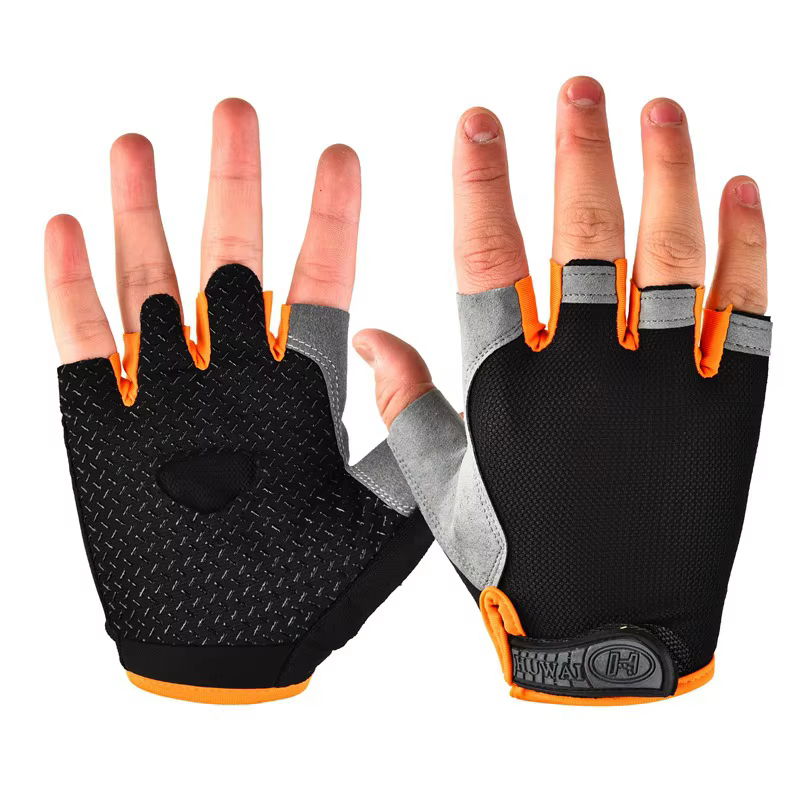 Gants de sport demi-doigt pour hommes et femmes