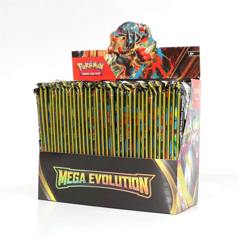 360 pièces version anglaise Pokémon TCG: Mega Evolution Booster Box carte commerciale Pokemon 36 Pack boîte puissante Mega Evolution Pokémon ex