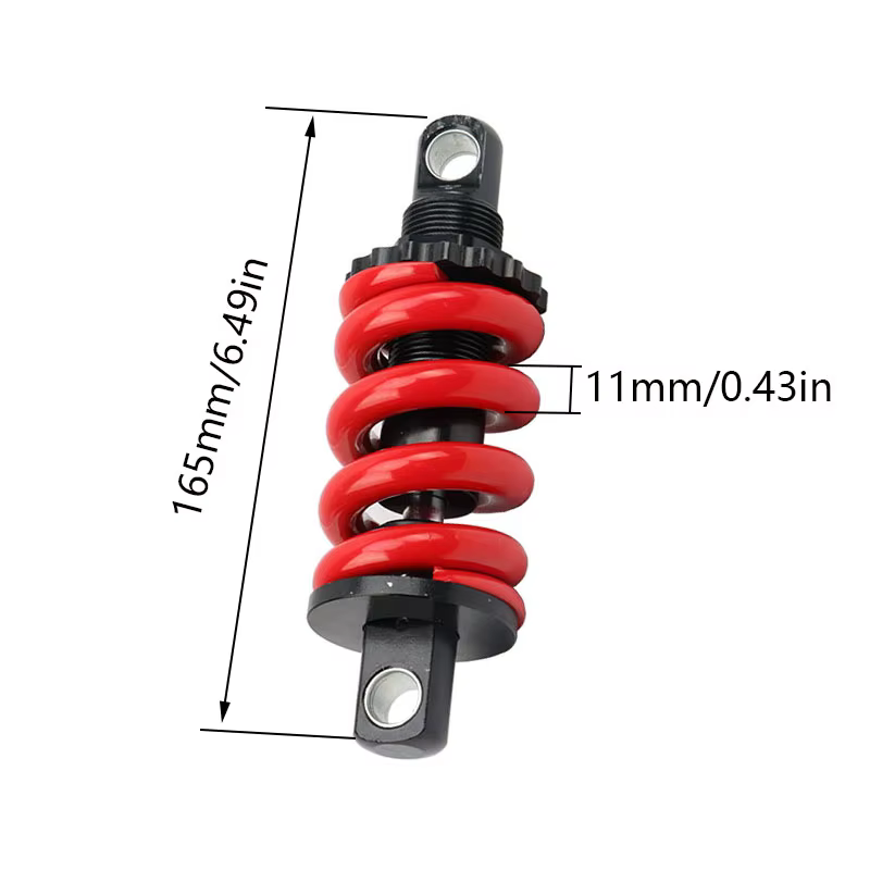 Amortisseur à ressort réglable pour scooter électrique, vélo pliant, accessoires de vélo