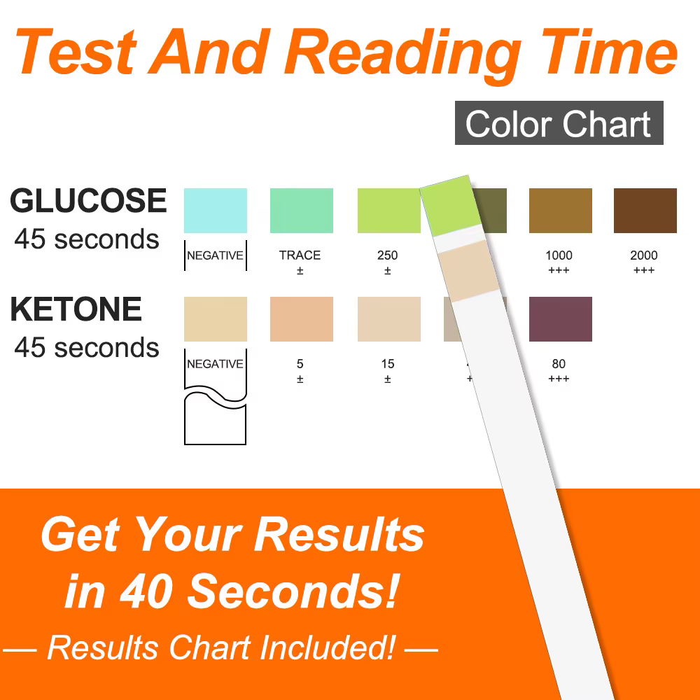 Bandelettes de Test de glycémie d'urine Keto