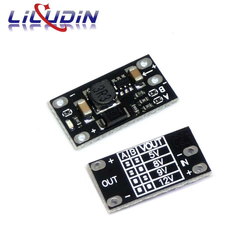 Mini DC-DC Boost Step Up Converter Board Tech 3.7V à 12V Voltage Sochi PCB Board Tech Lithium Battery Boost