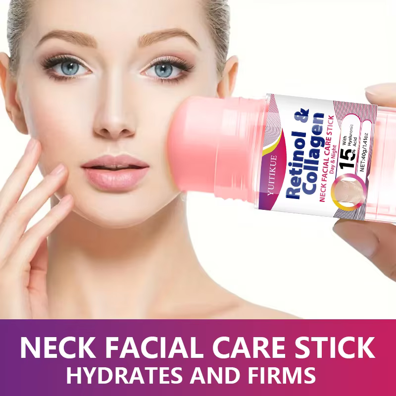 Crème pour le cou au rétinol et au collagène - 40g | Reffermissant, hydratant et liftant | Acide hyaluronique pour tous types de peau