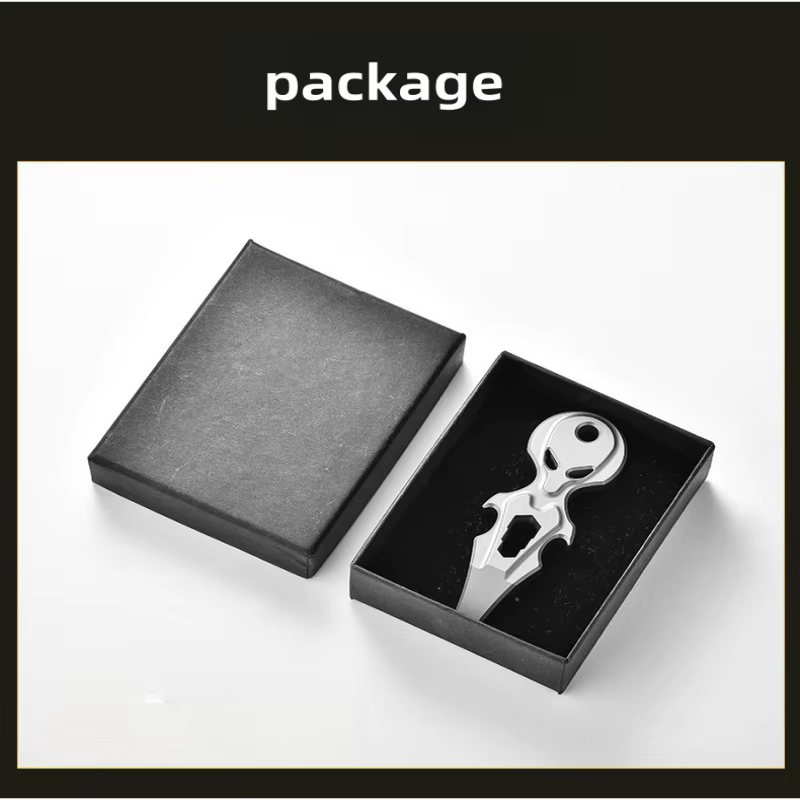 EDC – barre de levier en alliage de titane, petit outil multifonctionnel, camping en plein air, ouvre-bouteille d'urgence, mini pendentif