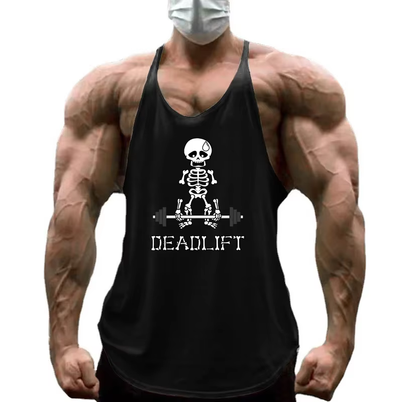 Vêtements d'entraînement musculaire de sport pour hommes