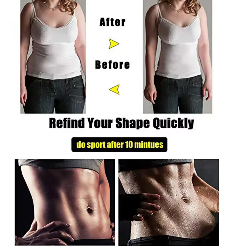 Femmes formation T-shirts Sauna hauts de sport vêtements de Fitness minceur corps sculptant gilet perte de poids