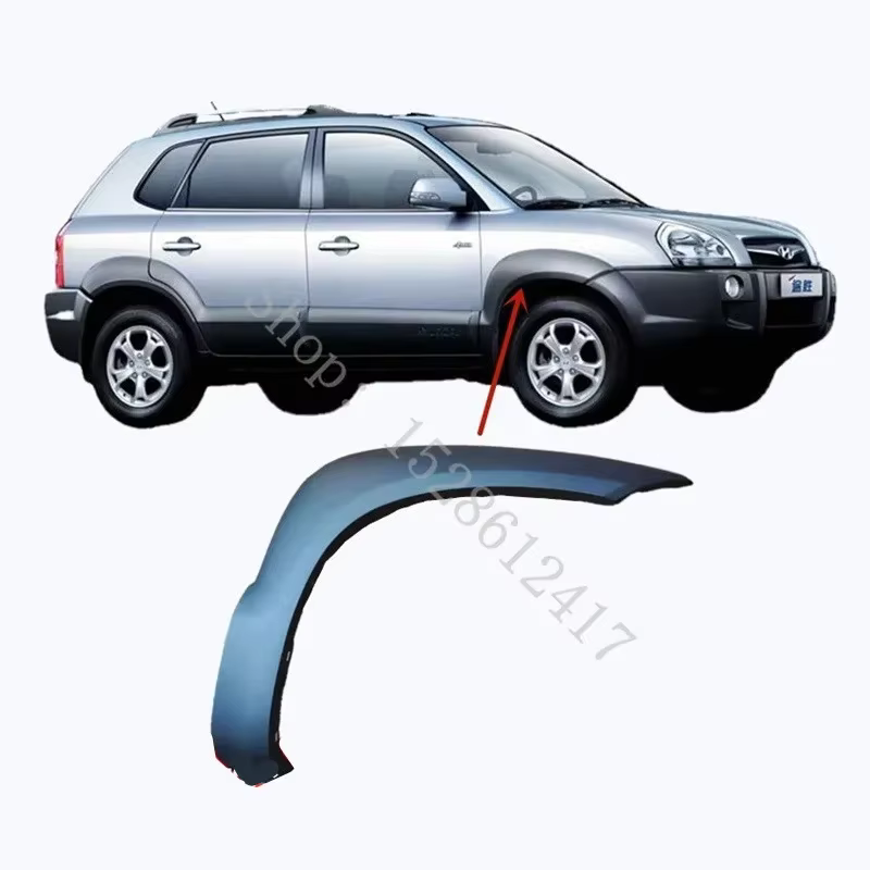 Garniture de porte en ABS, protection de passage de roue, bande de style, accessoires de voiture pour Hyundai 4.3 son 2005 2006 ~ 2012
