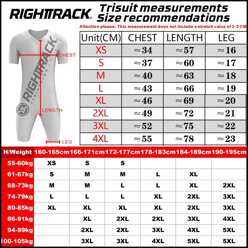 Pro TriDuvet Trisuit Vêtements d'entraînement unisexes