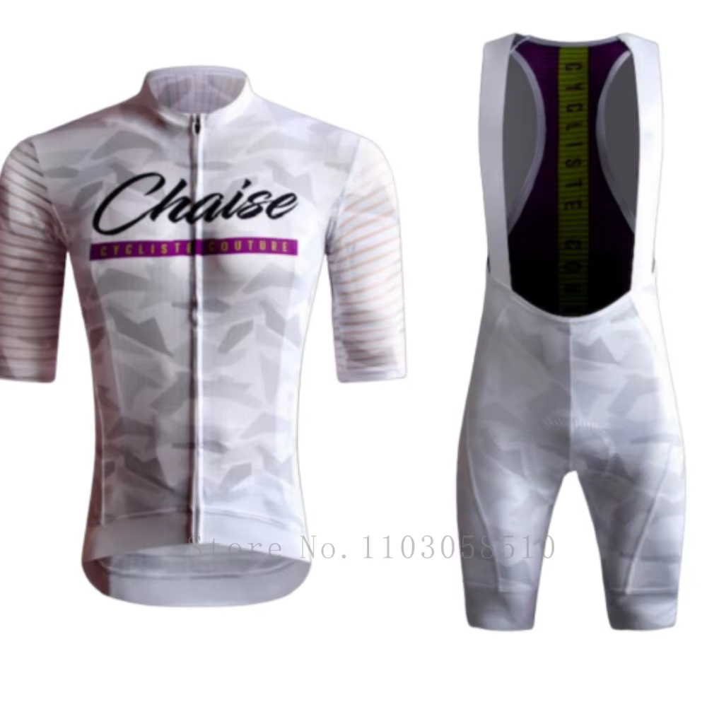 Chaise Cycliste Maillot de cyclisme ensemble vêtements hommes vtt vélo à manches courtes chemise route cuissard Kit