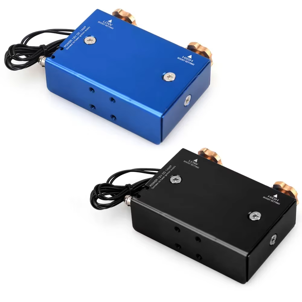 Contrôleur électronique de suralimentation de turbocompresseur de course universel réglable, double étage, compatible avec tous les turbocompresseurs et suralimentateurs 30-90 psi