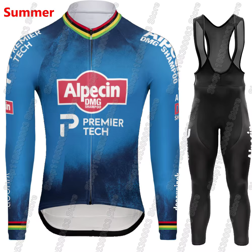 Maillot de cyclisme Alpecin Premier-tech 2026 World-Champion MVDP pour homme