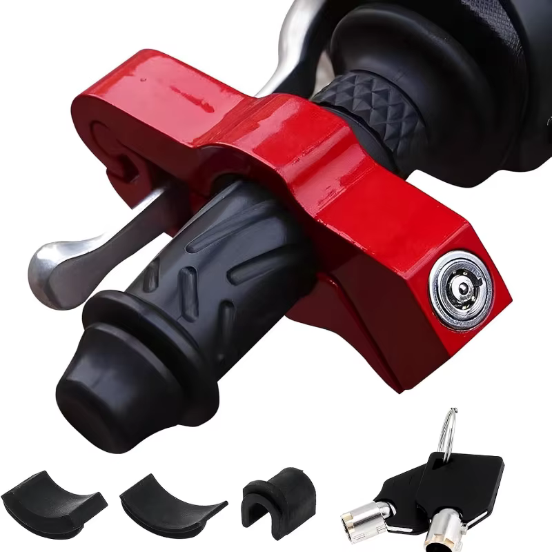 Serrure solide de poignée de frein de guidon, serrure de guidon de moto, serrure antivol pour vélo/Scooter/cyclomoteur/ATV