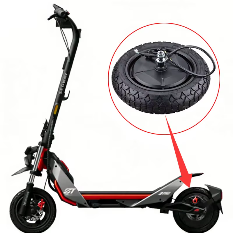 Moteur de roue arrière d'origine 650W pour trottinette électrique Segway ZT3 Pro, pièces de montage du moteur
