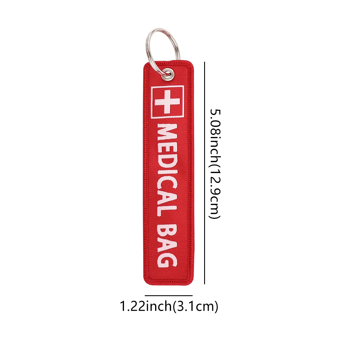 Porte-clés de sac médical brodé, porte-clés Hurcycles, porte-clés ornent, accessoires de bague, cadeaux, 1PC