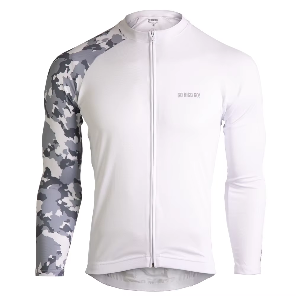 Go Rigo Go-Maillot de cyclisme à manches longues pour homme