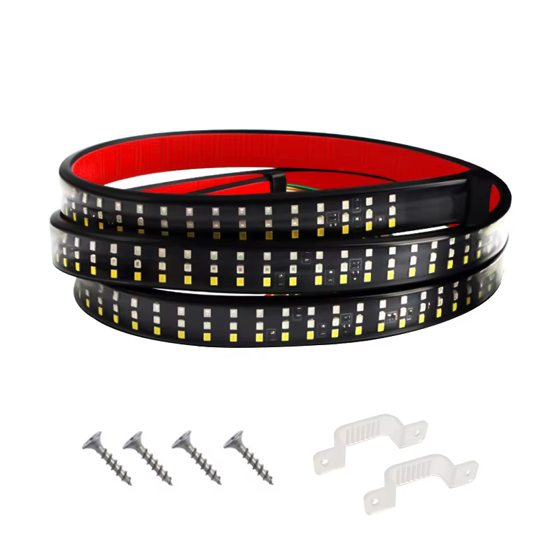 Barre lumineuse pour hayon de camion, bande LED de 60 pouces pour pick-up, remorque SUV, fonction complète, frein, clignotant inversé, feu arrière étanche