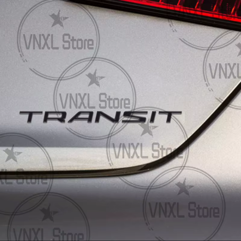Style de voiture pour Ford Transit lettre personnalisée 3D autocollants en métal Tuning camping-car Van coffre de voiture corps emblème Auto décalcomanies accessoires