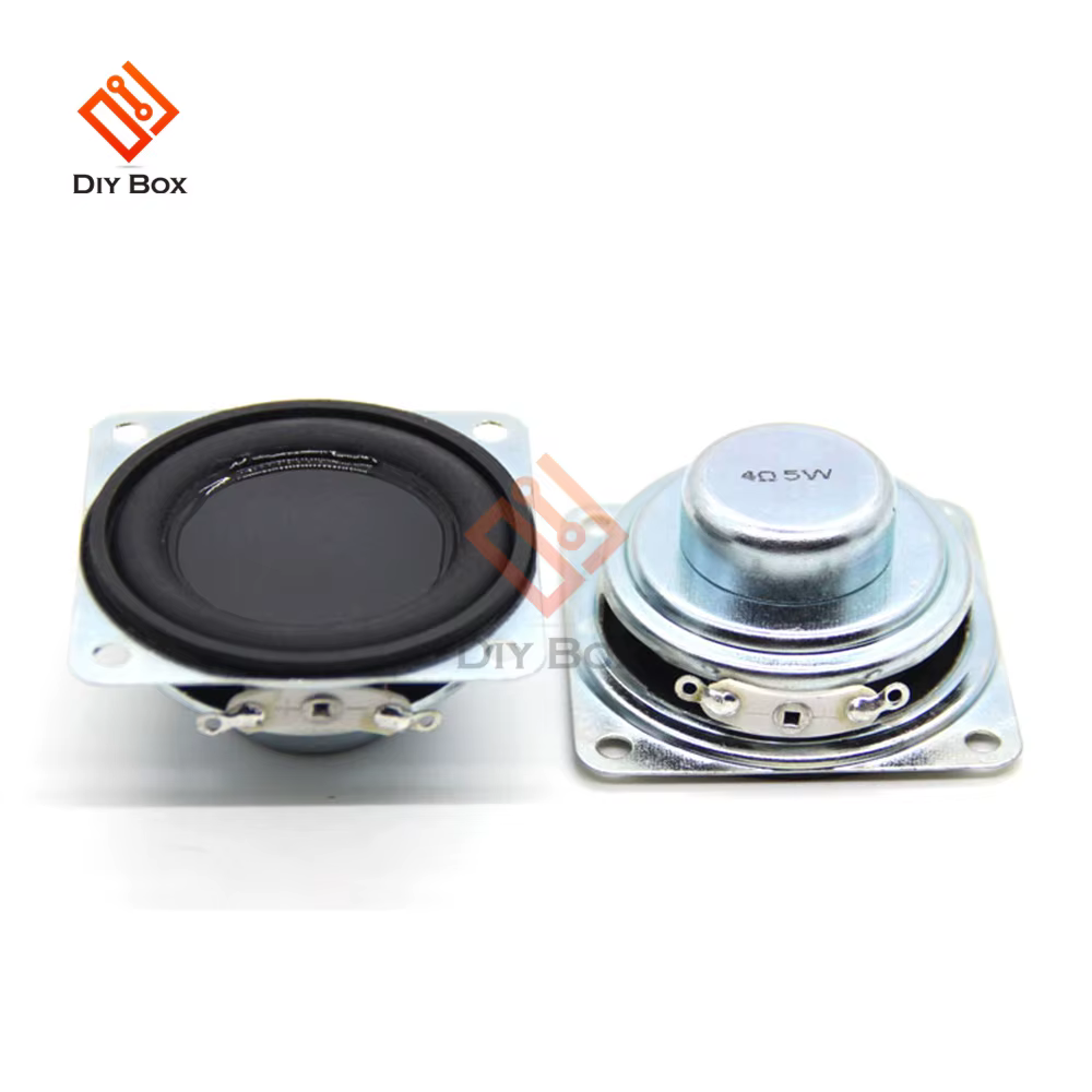 Mini haut-parleurs portables, gamme complète, côté caoutchouc, haut-parleur magnétique NdFeB, son, cinéma maison, 45mm, 4 Ohm, 5W