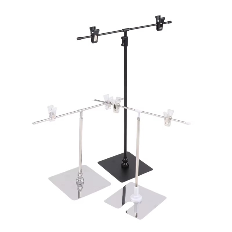 Accessoires de photographie support d'arrière-plan en forme de T accessoires de fond Photo support d'affiche pour appareil Photo Studio Photo