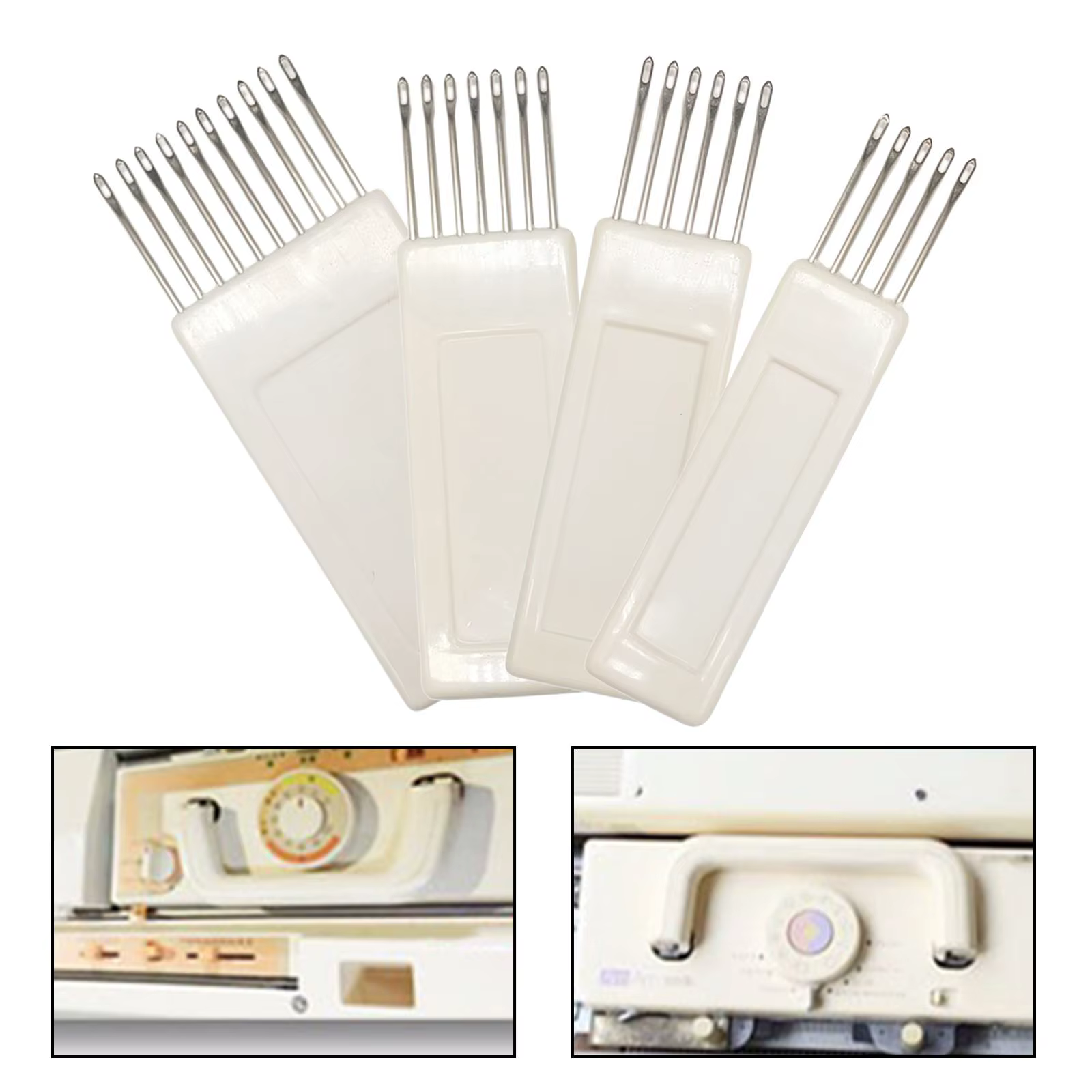 Peigne de transfert de machine ogo, outils de couture, 4 pièces, 5/6/7/10 les grossiers pour Brother KH-860 868 850 871 881 940 970, accessoires de couture