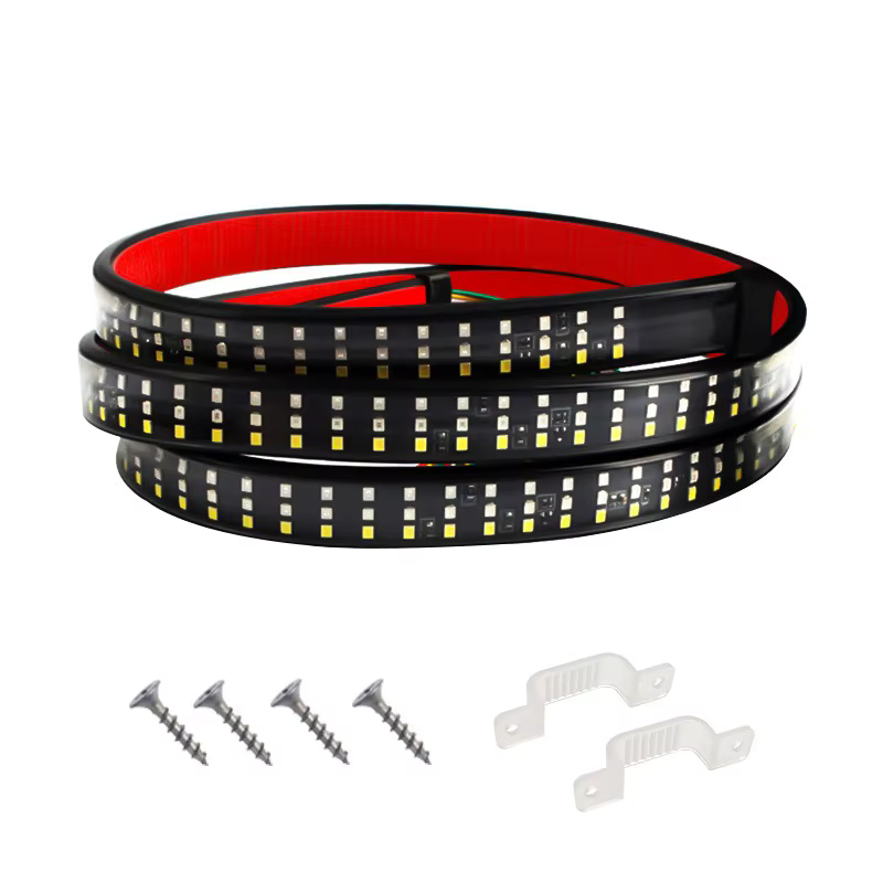 Barre lumineuse pour hayon de camion, bande LED de 60 pouces pour pick-up, remorque SUV, fonction complète, frein, clignotant inversé, feu arrière étanche