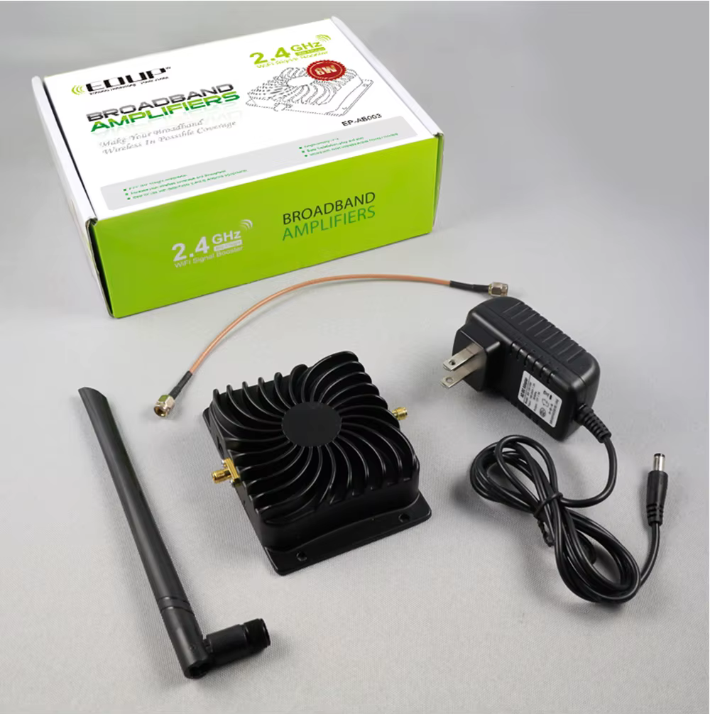 EDettes-Amplificateur de Signal de Puissance Wi-Fi 2.4GHz, Routeur 8W, Télécommande Sans Fil, Longue Portée