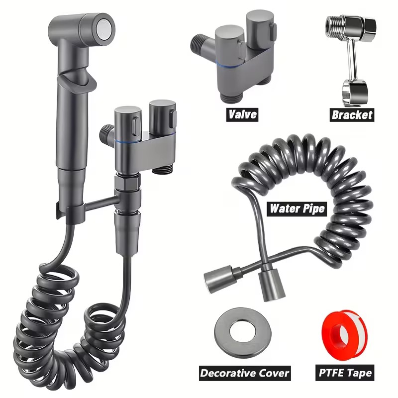 Kit de pulvérisation pour toilettes, bidet portable à eau froide, accessoires de toilette, douchette manuelle pour salle de bain, douche anale