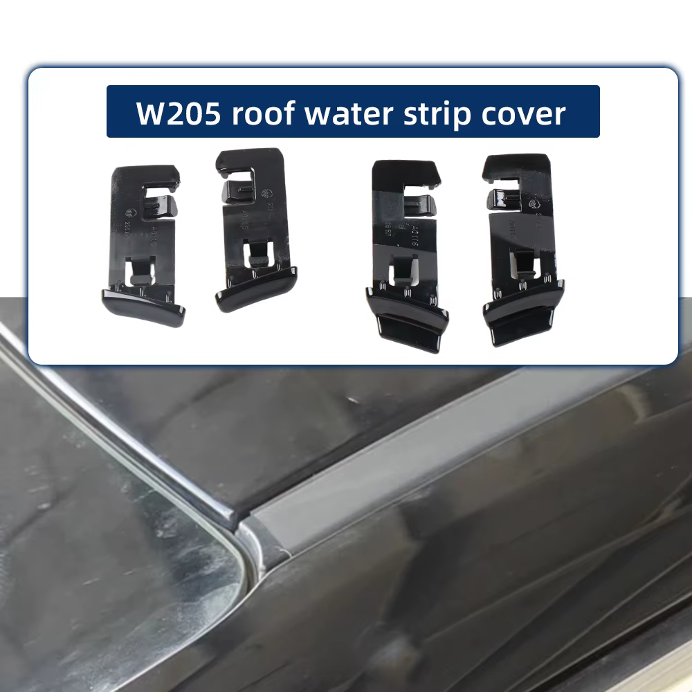Embouts de barre de toit pour Mercedes Benz Classe C W205 2015-2021, couvercles de barre de toit, accessoires extérieurs 2056900982 2056901082