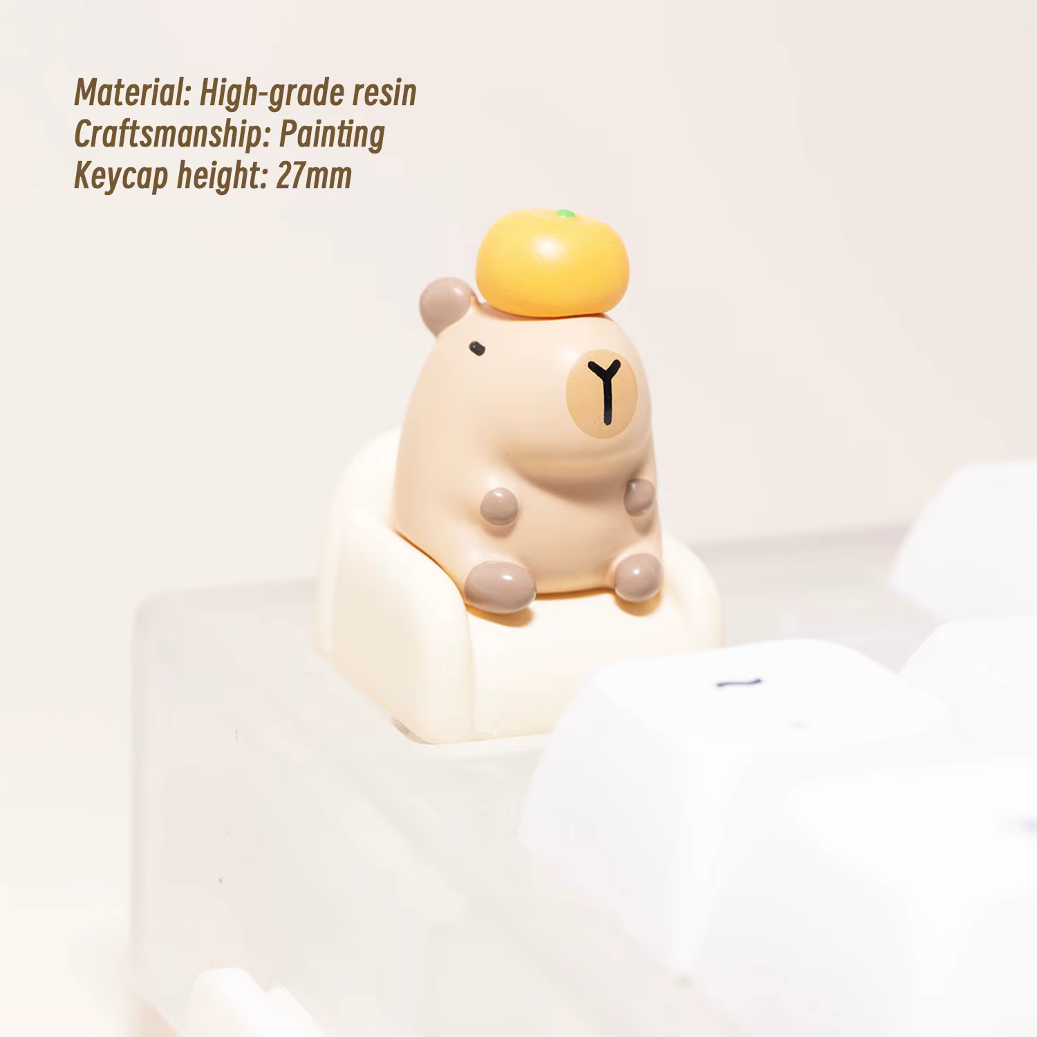 Capuchons de clavier personnalisés en résine, capuchons de touches d'animaux, capuchons de touches pour clavier mécanique, capuchons de touches mignons, nouveau