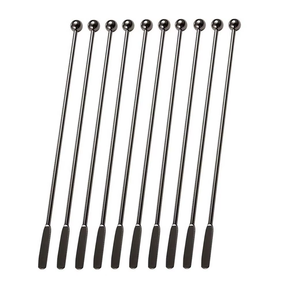 Mélangeur d'outils de Bar en acier inoxydable de 19cm, pour fête de mariage, agitateurs de boissons, bâton à Cocktail, bâtons de mélange