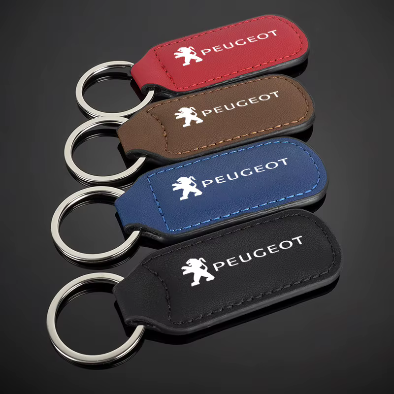 Porte-clés emblème de voiture Anti-perte, pendentif, accessoire cadeau pour Peugeot 206 307 308 3008 207 208 407 4008 408 508 2008 5008 301