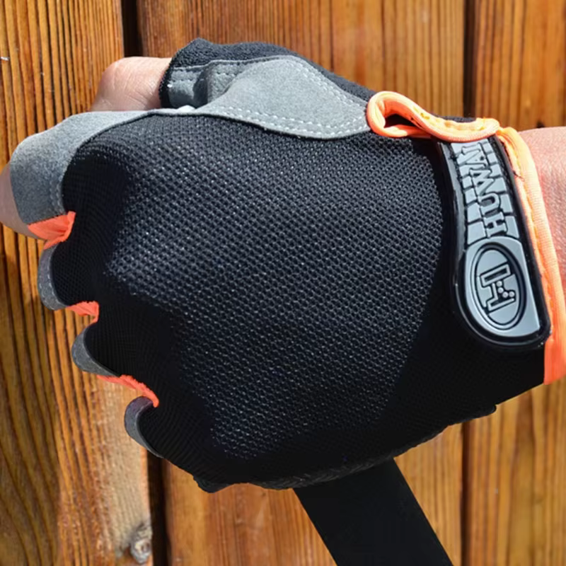 Gants de cyclisme demi-doigts pour homme et femme