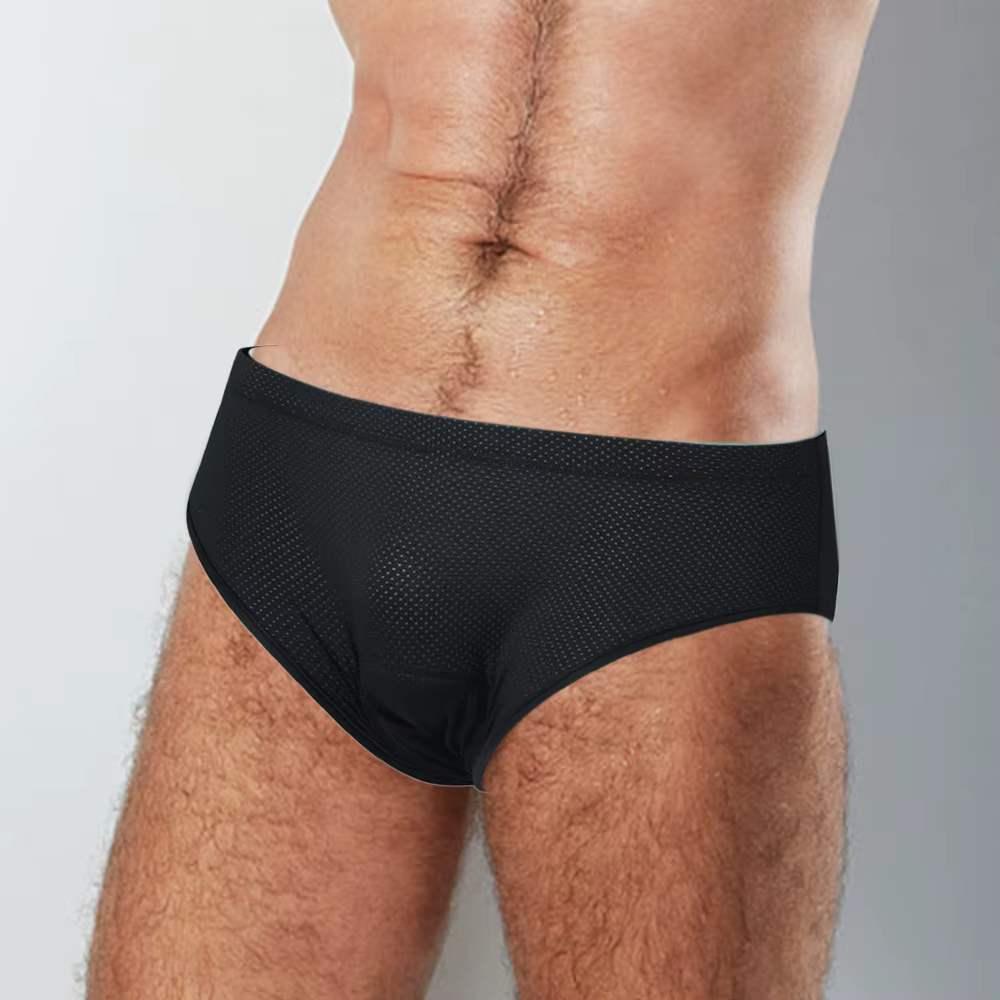 Slip respirant et rembourré pour homme, sous-vêtement de vélo