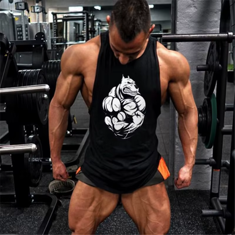 Sweat-shirt sans manches vêtements de Fitness gilets homme musclé Singlet hommes chemise de sport vêtements pour hommes haut pour Fitness Stringer gilet hauts