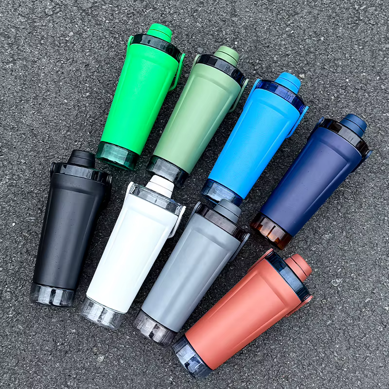 Tasse isolée de sport en acier inoxydable