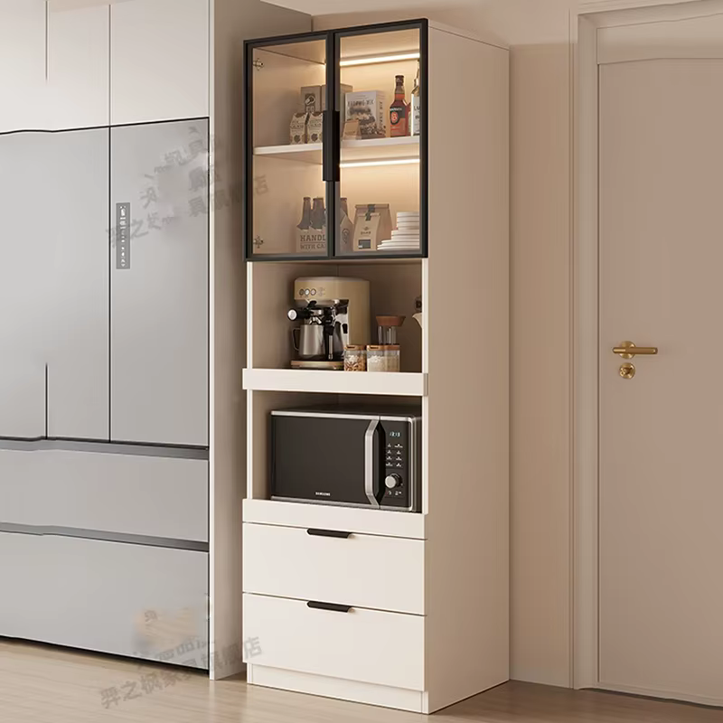 Meuble Bar Mobile de Restaurant, Armoire à Whisky Commerciale Moderne sur Pied, Vitrine à Vin de Luxe, Armoire de Designer, Meuble de Maison
