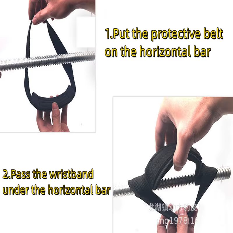 Sangles de levage pour haltères, ceinture de rehaussement Deadlift, enveloppes anti-alde pour les mains, sangles de poignet, ceinture auxiliaire d'entraînement physique