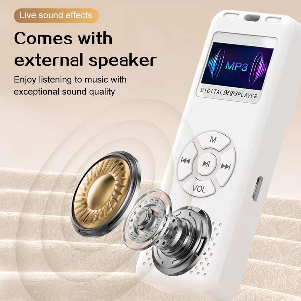 Mini enregistreur Audio/son/voix numérique, lecteur MP3 pratique, enregistreur vocal numérique, Mini Radio FM, qualité sonore HiFi