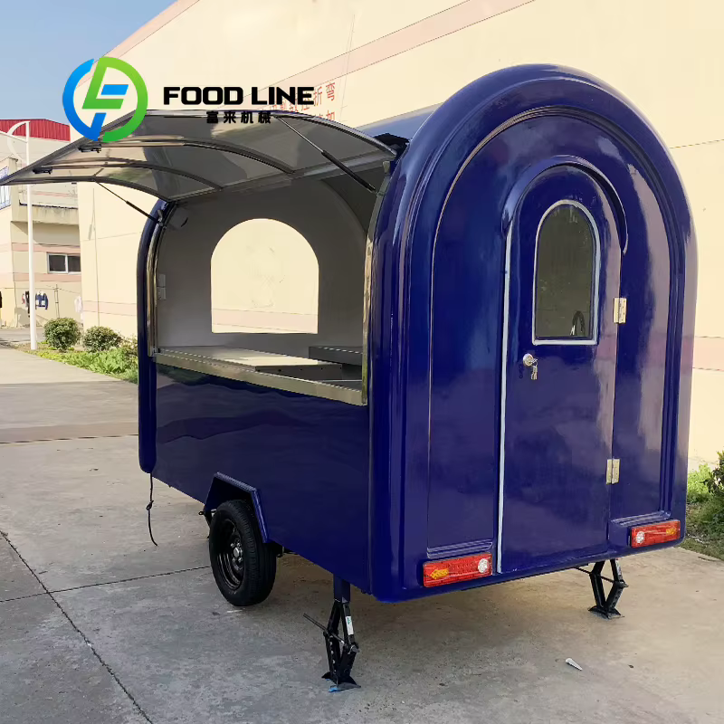 Mini camion de nourriture de rue personnalisé, Bar Mobile rapide, cuisine complète, Hot Dogs, café, vente au détail, utilisation en magasin d'aliments