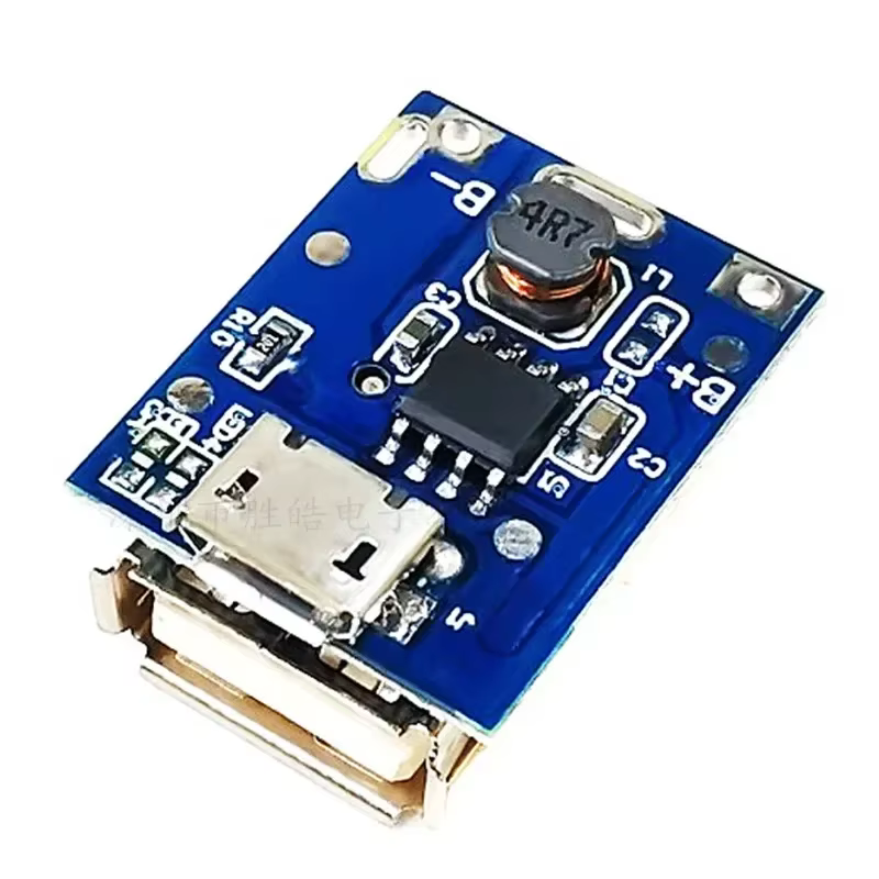 1 pièces batterie au Lithium 3V 3.7V litre 5V 1A carte Boost puissance Mobile charge trésor carte mère Boost chargeur Module